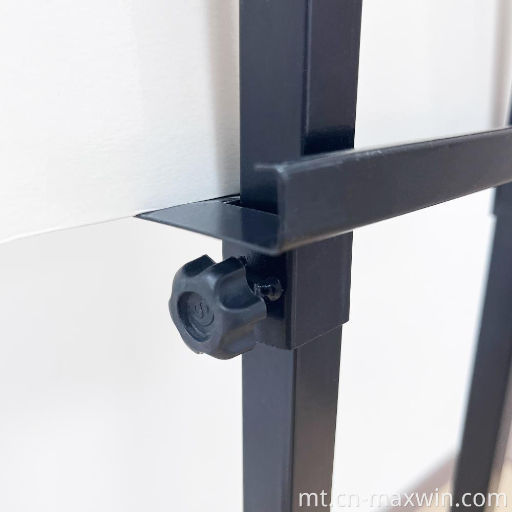 Stand tal-poster tal-pedestall bil-qafas tal-poster Pedestal Poster Stand With Poster Frame